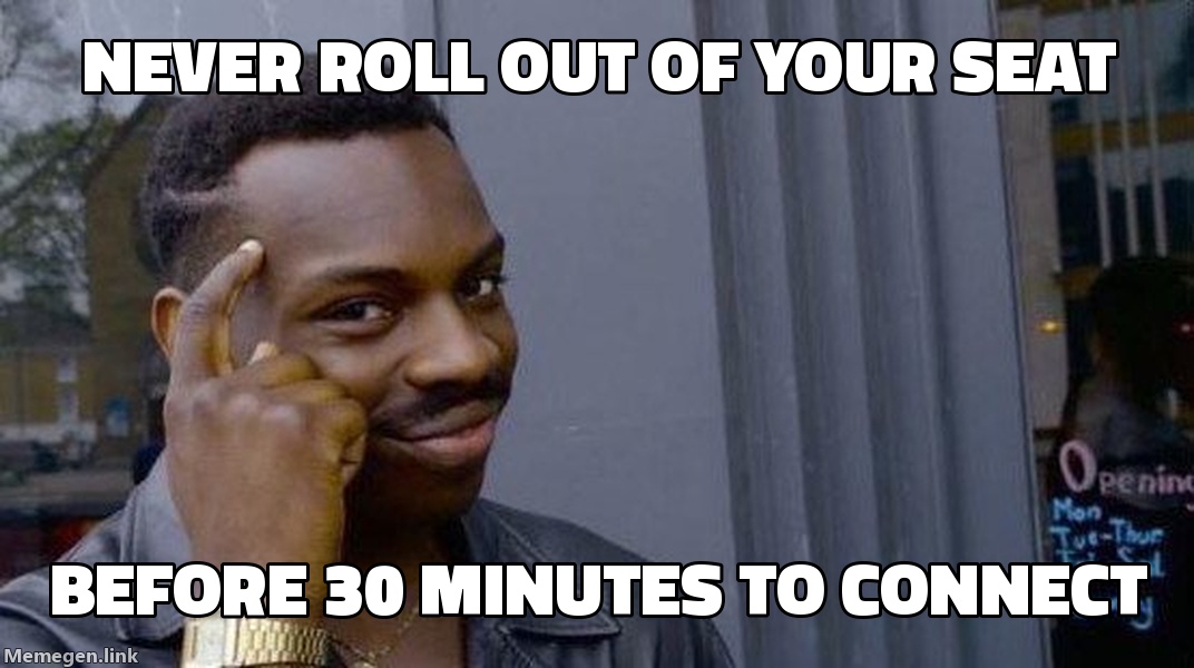 Never roll out of your seat